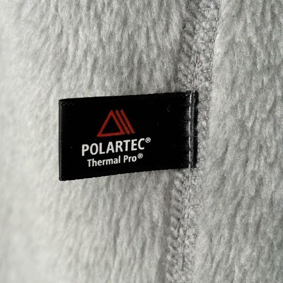 Patagonia Full Zip Vest Gray Purple Trim Womens Large - Picture 9 of 9